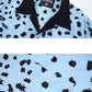 Leopard Open Collar Shirt