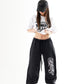 Simple Is Life Logo Sweat Pants / Black