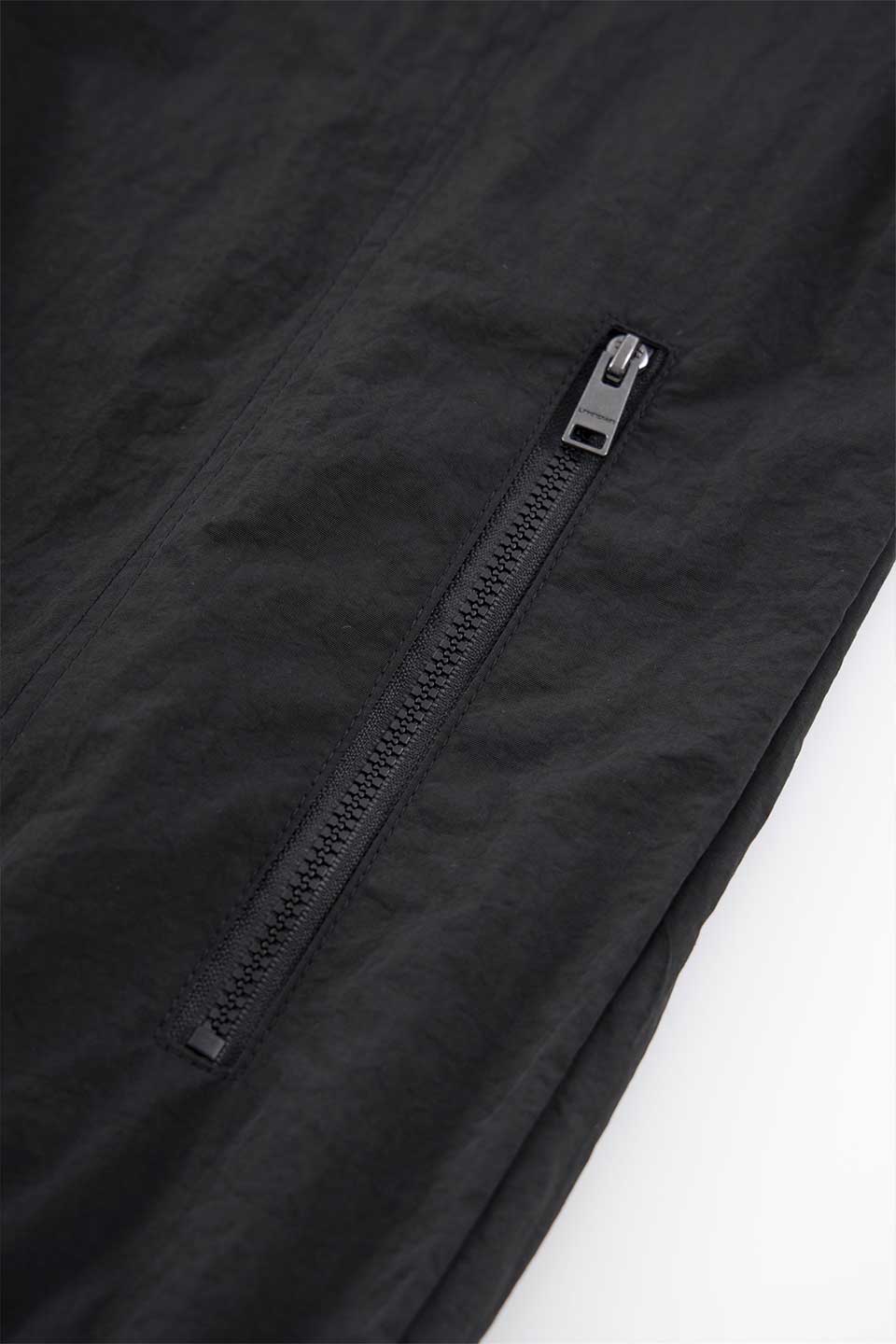 Black Tonal Zip Track Jacket