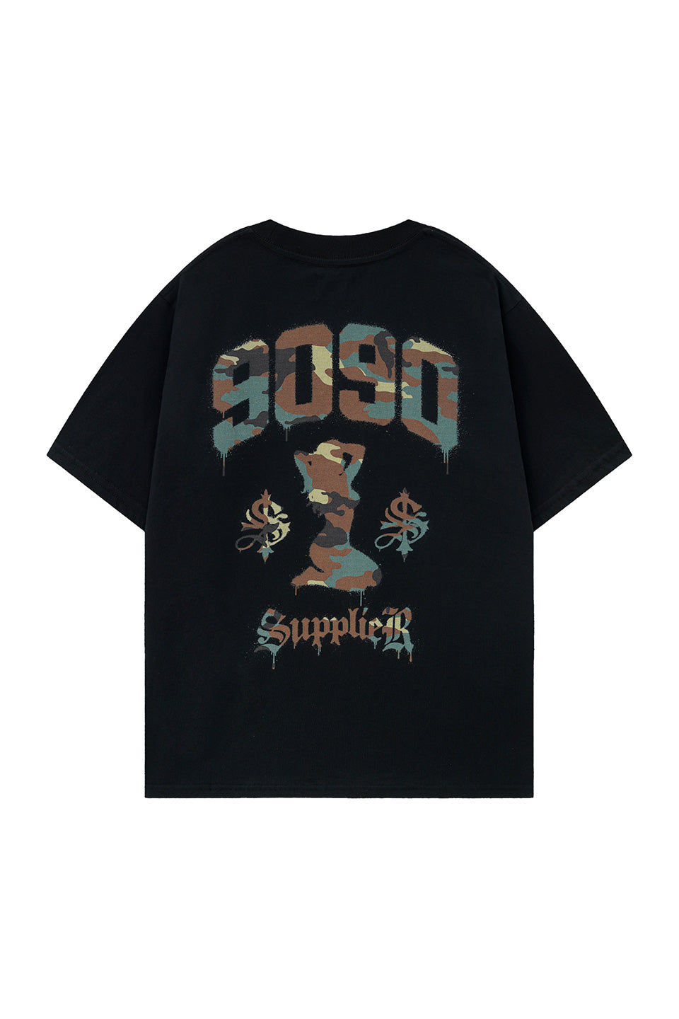 9090 X Supplier Camouflage Sexy Logo Tee