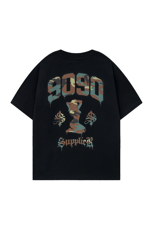 9090 X Supplier Camouflage Sexy Logo Tee