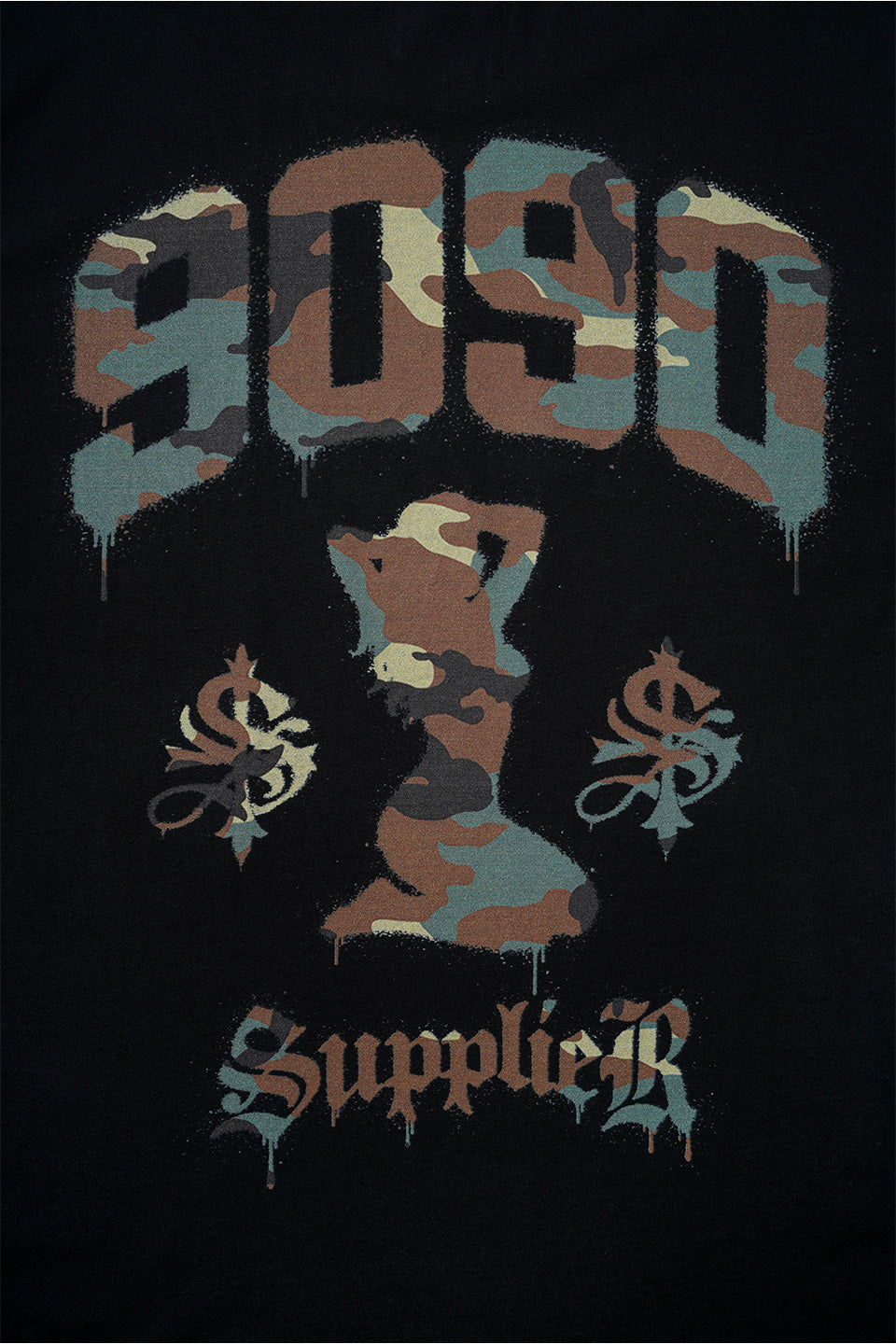 9090 X Supplier Camouflage Sexy Logo Tee