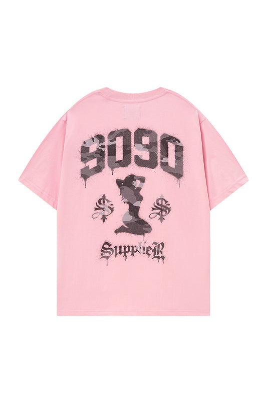9090 X Supplier Camouflage Sexy Logo Tee