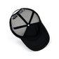 9090 X Supplier Cross Leather Patch Mesh Cap