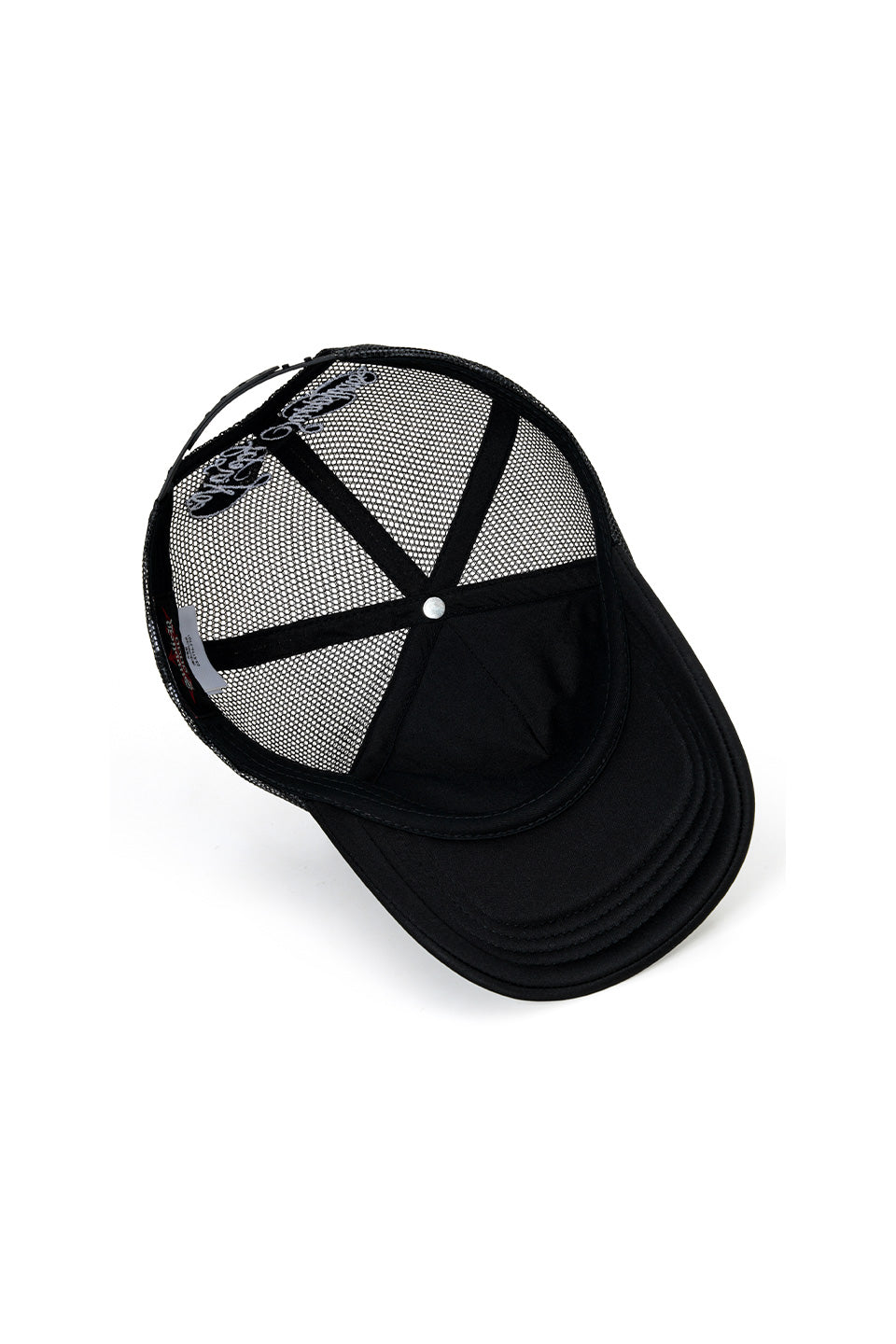 9090 X Supplier Cross Leather Patch Mesh Cap