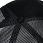 9090 X Supplier Cross Leather Patch Mesh Cap