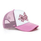 9090 X Supplier Cross Leather Patch Mesh Cap