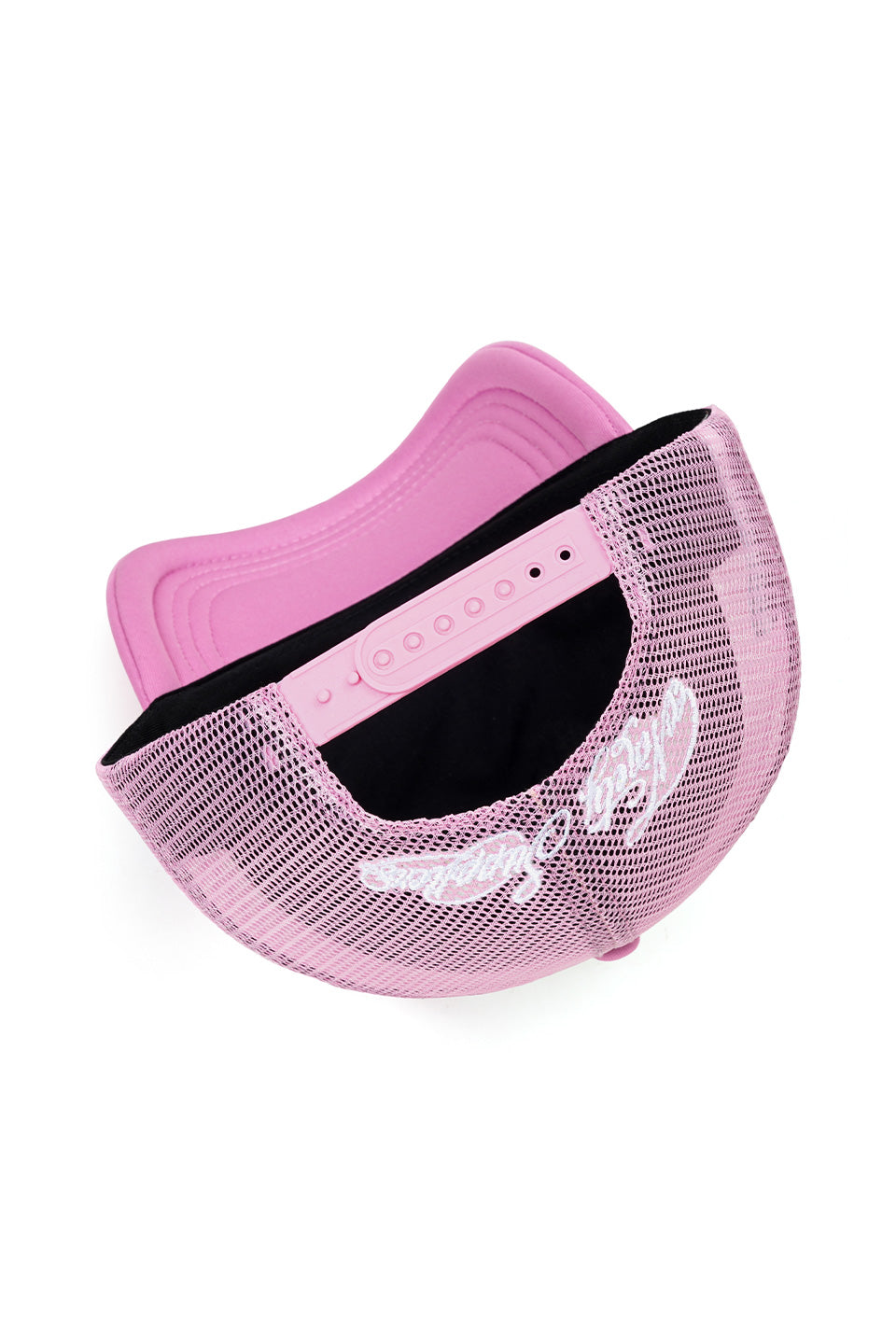 9090 X Supplier Cross Leather Patch Mesh Cap