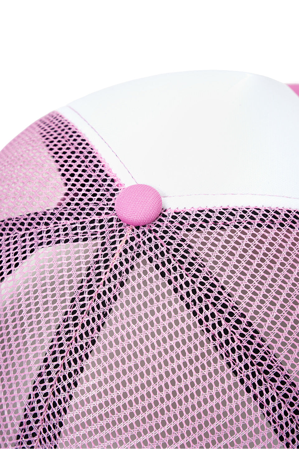 9090 X Supplier Cross Leather Patch Mesh Cap