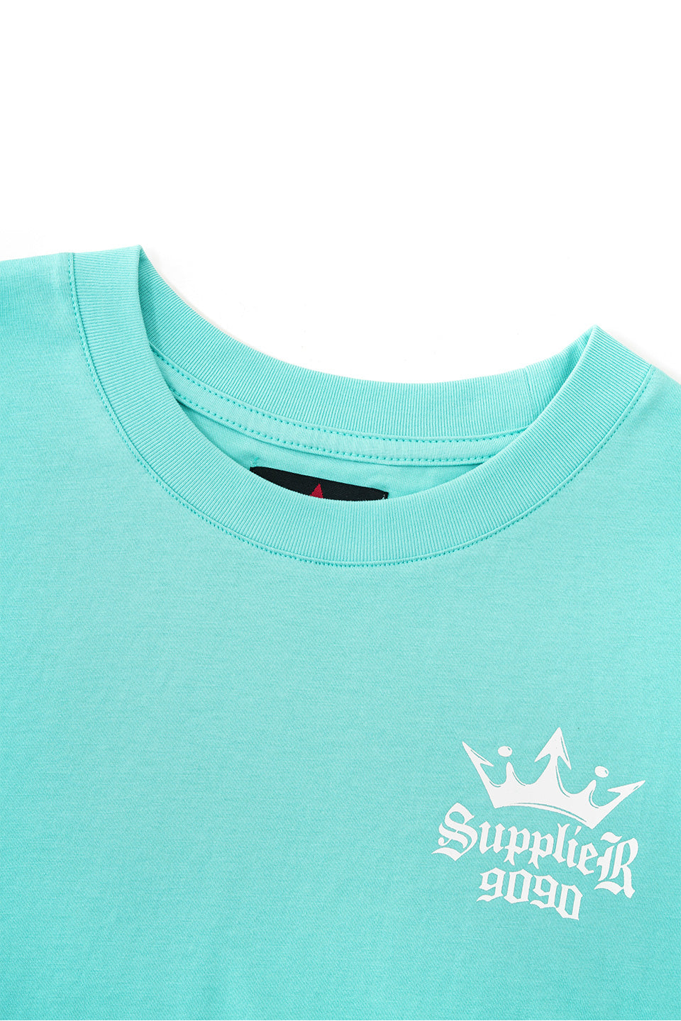 9090 X Supplier Crown Cross Rhinestone Tee