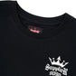 9090 X Supplier Crown Cross Rhinestone Tee