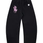9090 X Supplier Rhinestone Logo Curve Sweat Pants