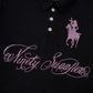 9090 X Supplier Rhinestone Logo Polo Shirt