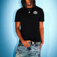 9090 X Supplier Crown Cross Rhinestone Tee