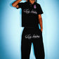 9090 X Supplier Rhinestone Logo Polo Shirt