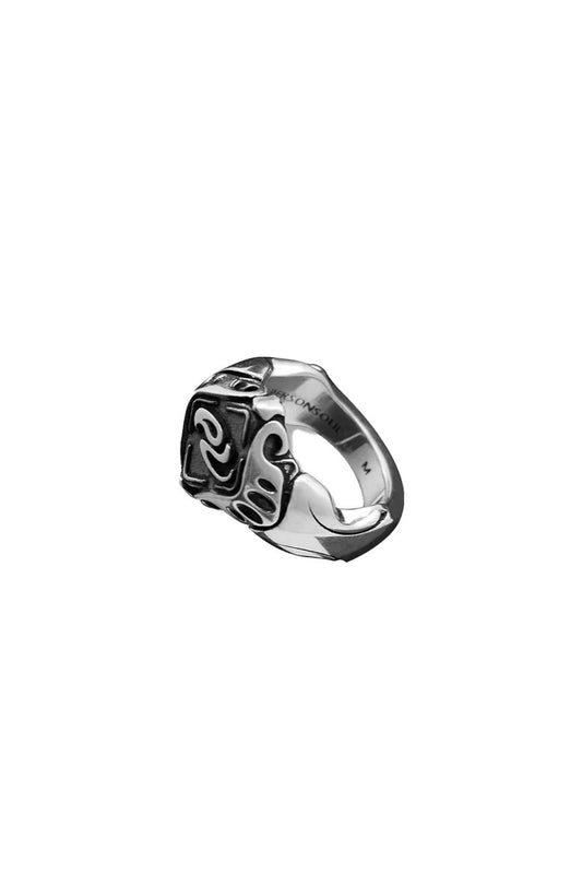 925 Symbol Silver Ring