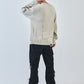 Back Distressed Denim Pants