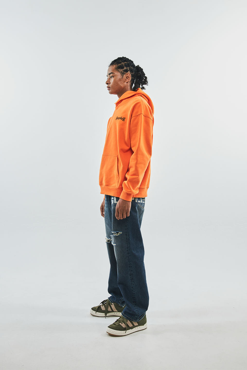 Studs Cross Hoodie