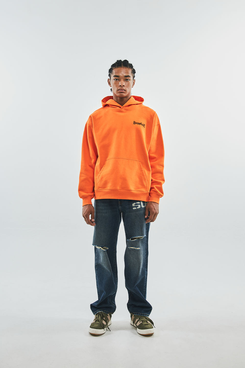 Studs Cross Hoodie