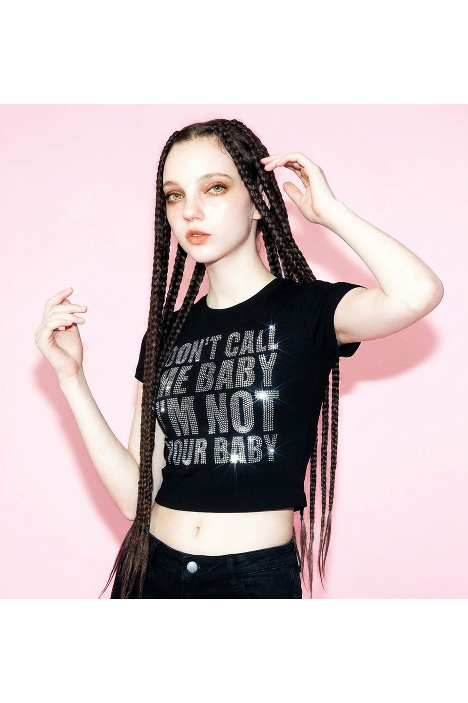 【先行予約販売】I'm Not Your Baby Cropped Tee Women's【4月上旬お届け】