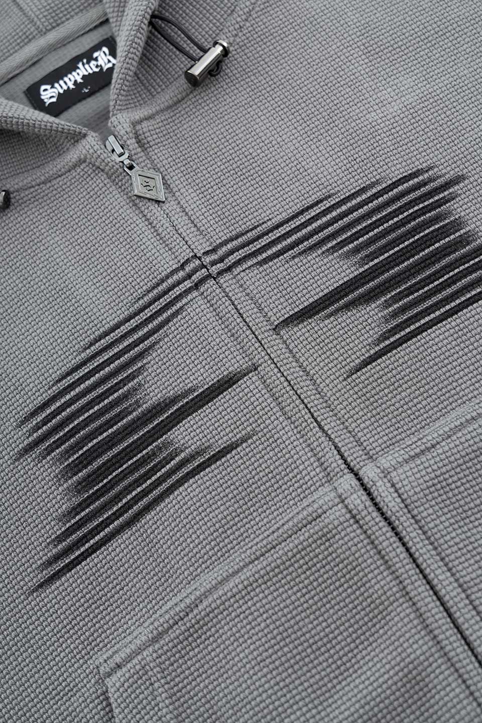 Age Factory×supplier ジップパーカー Age Factory X Supplier Waffle Zip Hoodie｜SUPPLIER｜フーディー