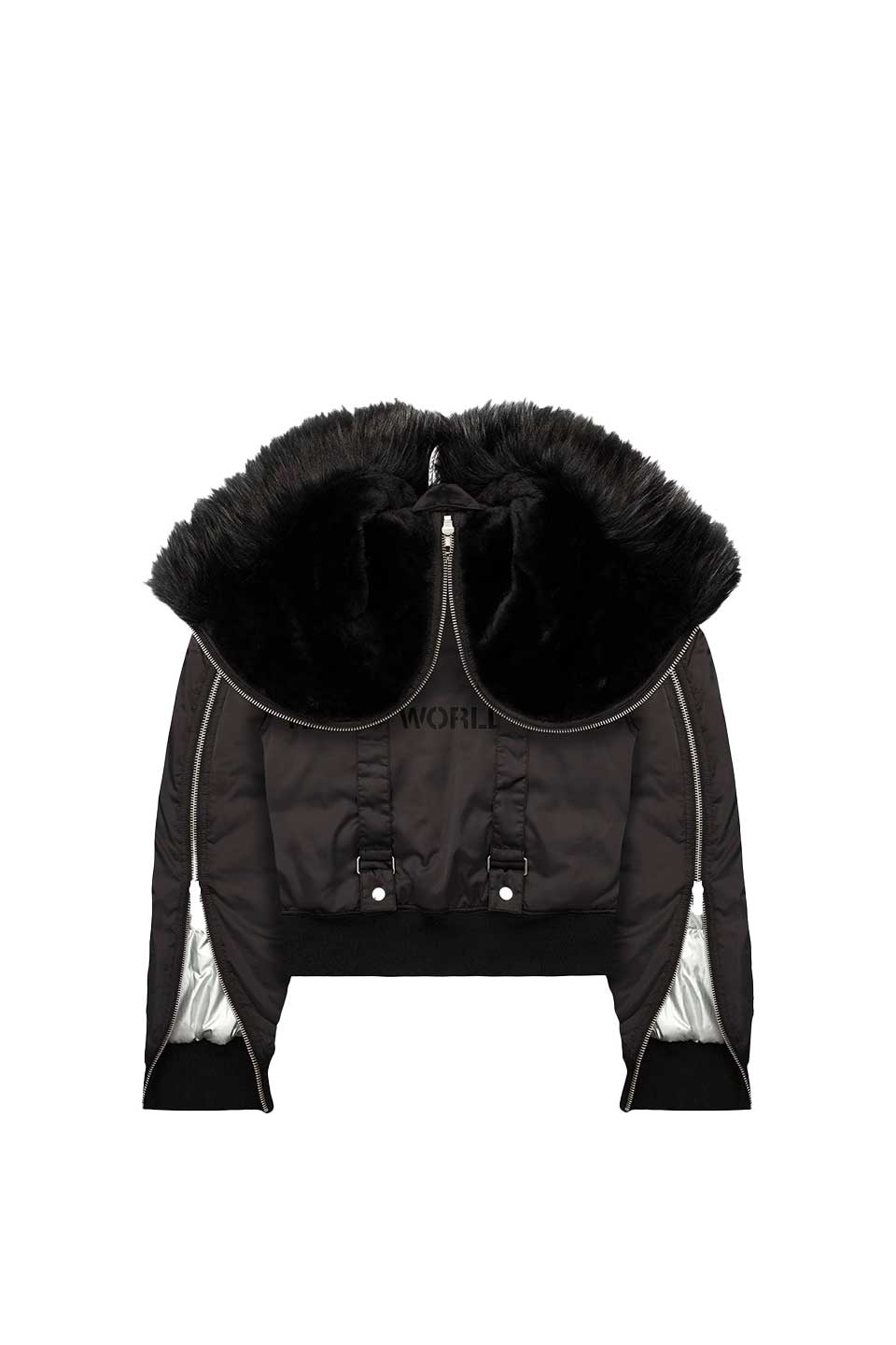 THUG CLUB ホワイト ロゴ フライトジャケット THUG CLUB ホワイト ロゴ フライトジャケット Thug Club(サグ クラブ