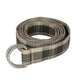 NOT NATURAL Jacquard Check Long Belt Beige