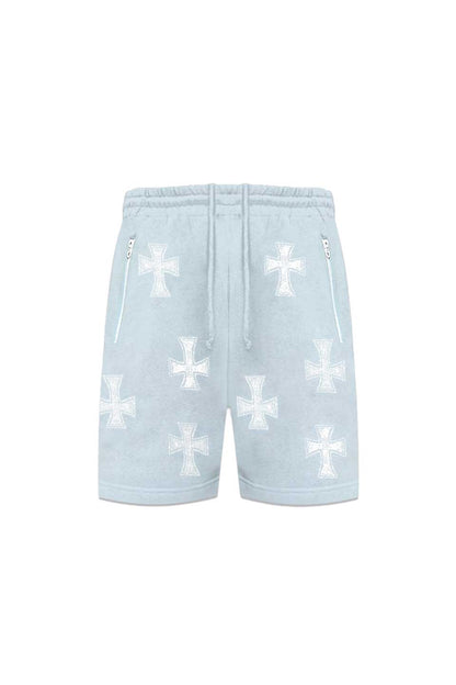 Baby Blue Rhinestone Shorts Ss / Unknown