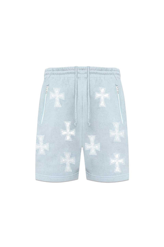 Baby Blue Rhinestone Shorts Ss / Unknown