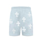 Baby Blue Rhinestone Shorts Ss / Unknown
