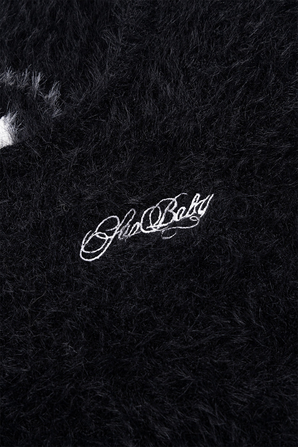 Baby Cross Cropped Mohair Knit Women'S