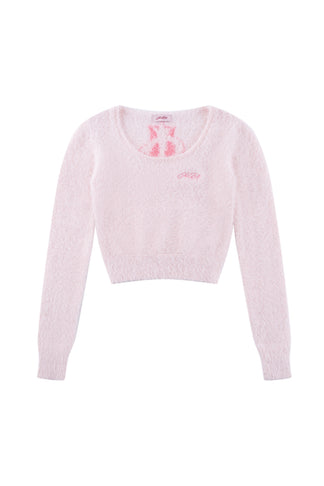 Baby Cross Cropped Mohair Knit Women'S｜SupBaby by SUPPLIER｜ニット
