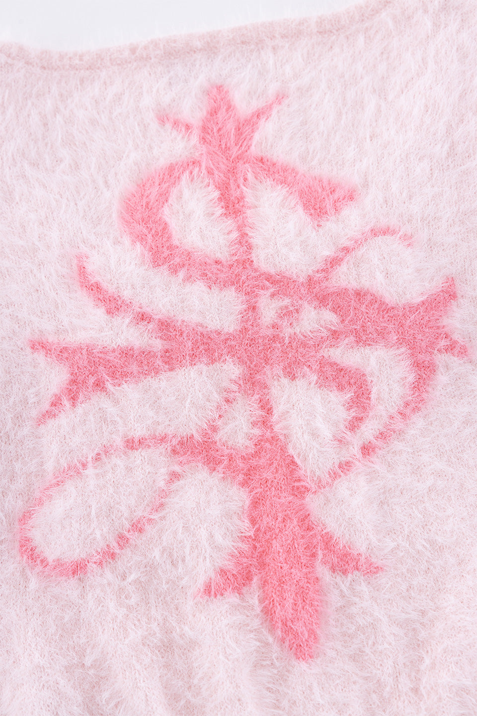 Baby Cross Cropped Mohair Knit Women'S