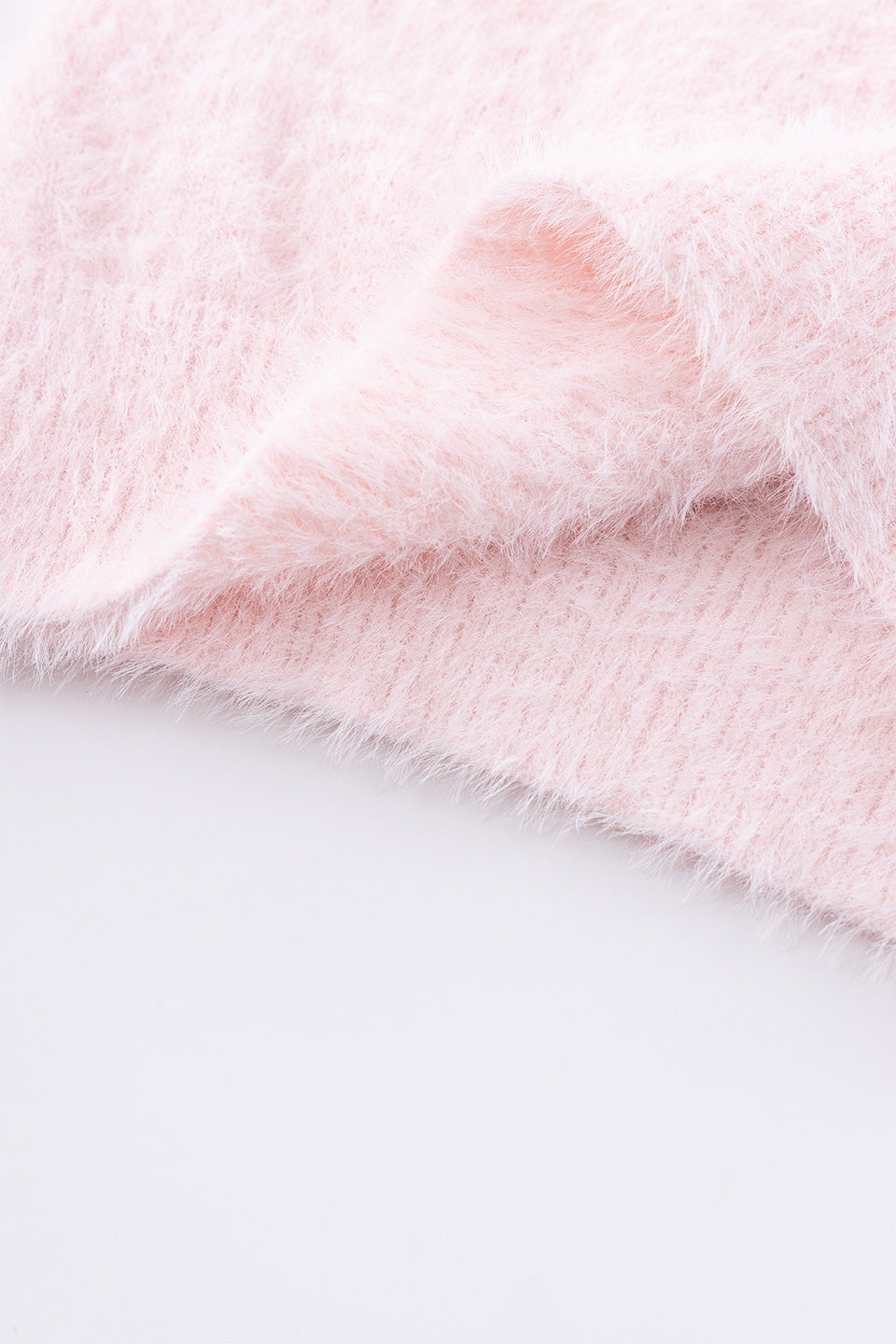 Baby Cross Cropped Mohair Knit Women'S