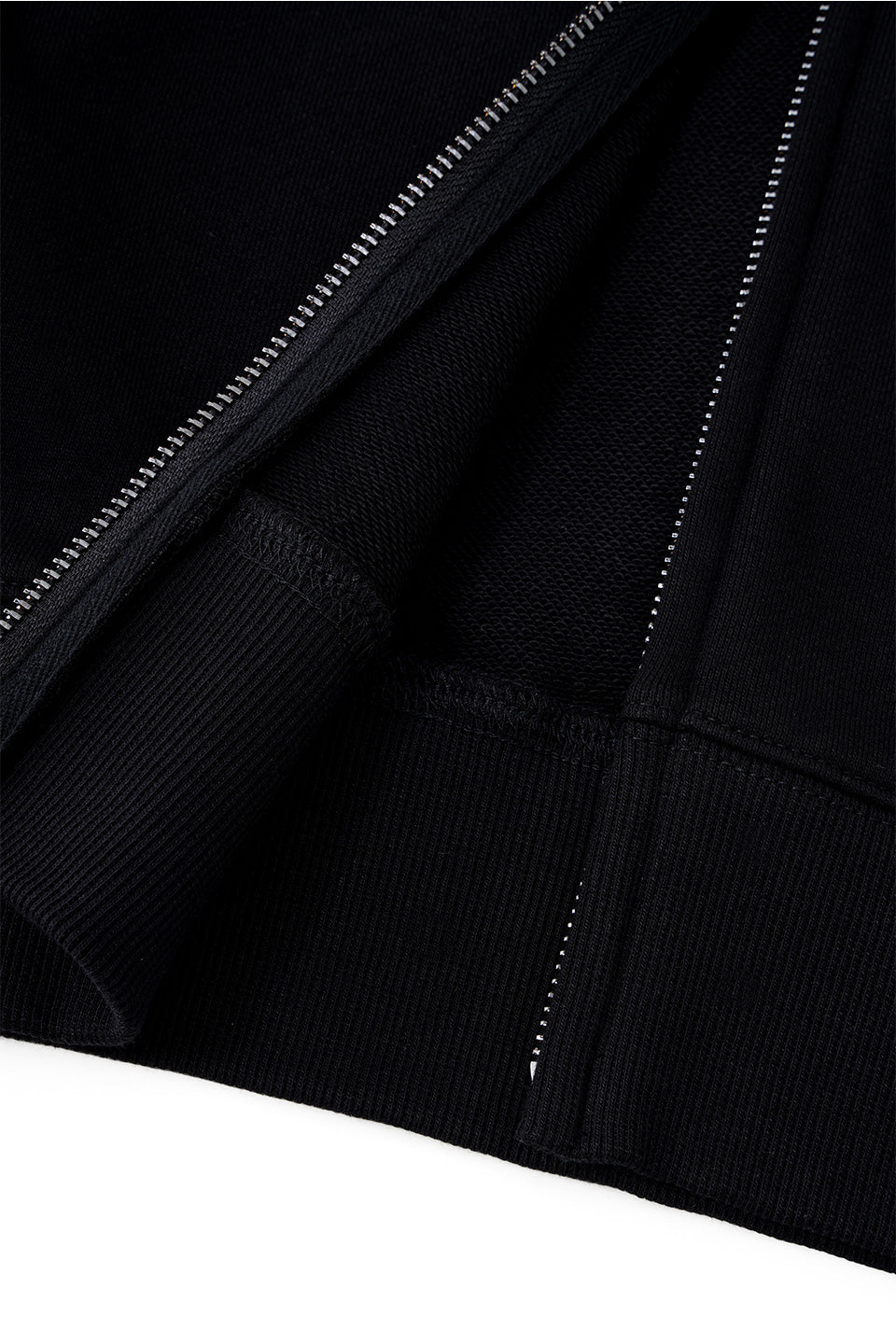 Baby Cross Fur Zip Hoodie - Cropped Fit Women'S