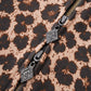 Leopard Baby Cross Fur Zip Hoodie - Cropped Fit Women'S