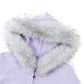 Baby Cross Fur Zip Hoodie - Cropped Fit Women'S