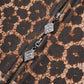 Leopard Baby Cross Fur Zip Hoodie - Tight Fit Women'S