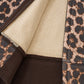 Leopard Baby Cross Fur Zip Hoodie - Tight Fit Women'S