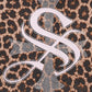 Leopard Baby Cross Fur Zip Hoodie - Tight Fit Women'S