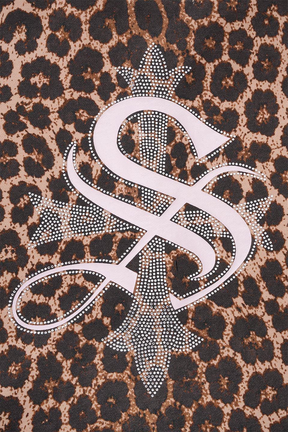 Leopard Baby Cross Fur Zip Hoodie - Tight Fit Women'S