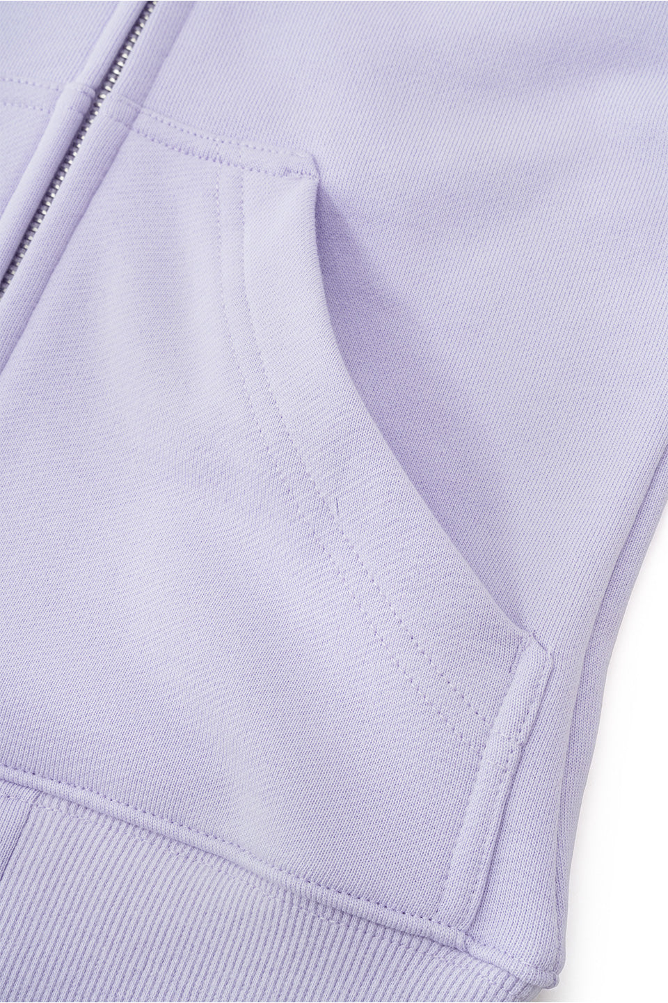 Baby Cross Fur Zip Hoodie - Tight Fit Women'S