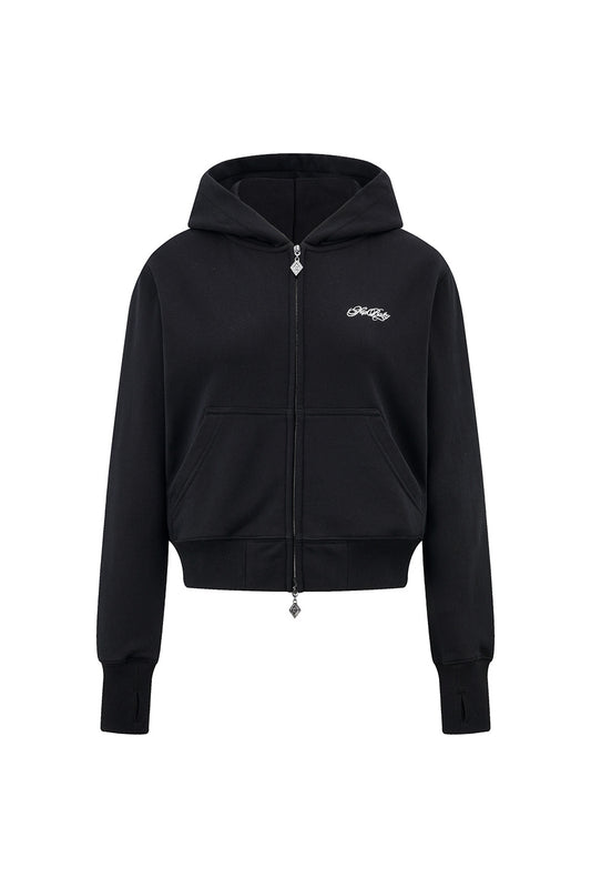 Baby Cross Zip Hoodie - Regular Fit Women's