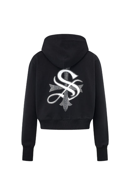 Baby Cross Zip Hoodie - Regular Fit Women's