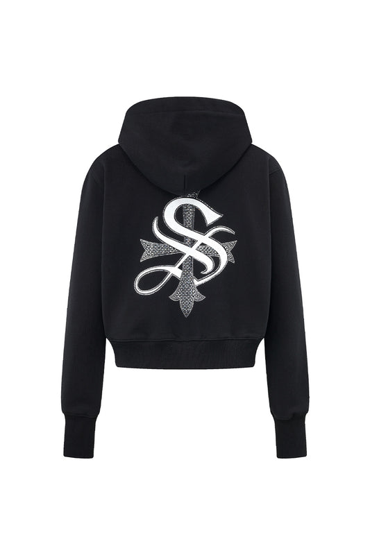 Baby Cross Zip Hoodie - Regular Fit Women's