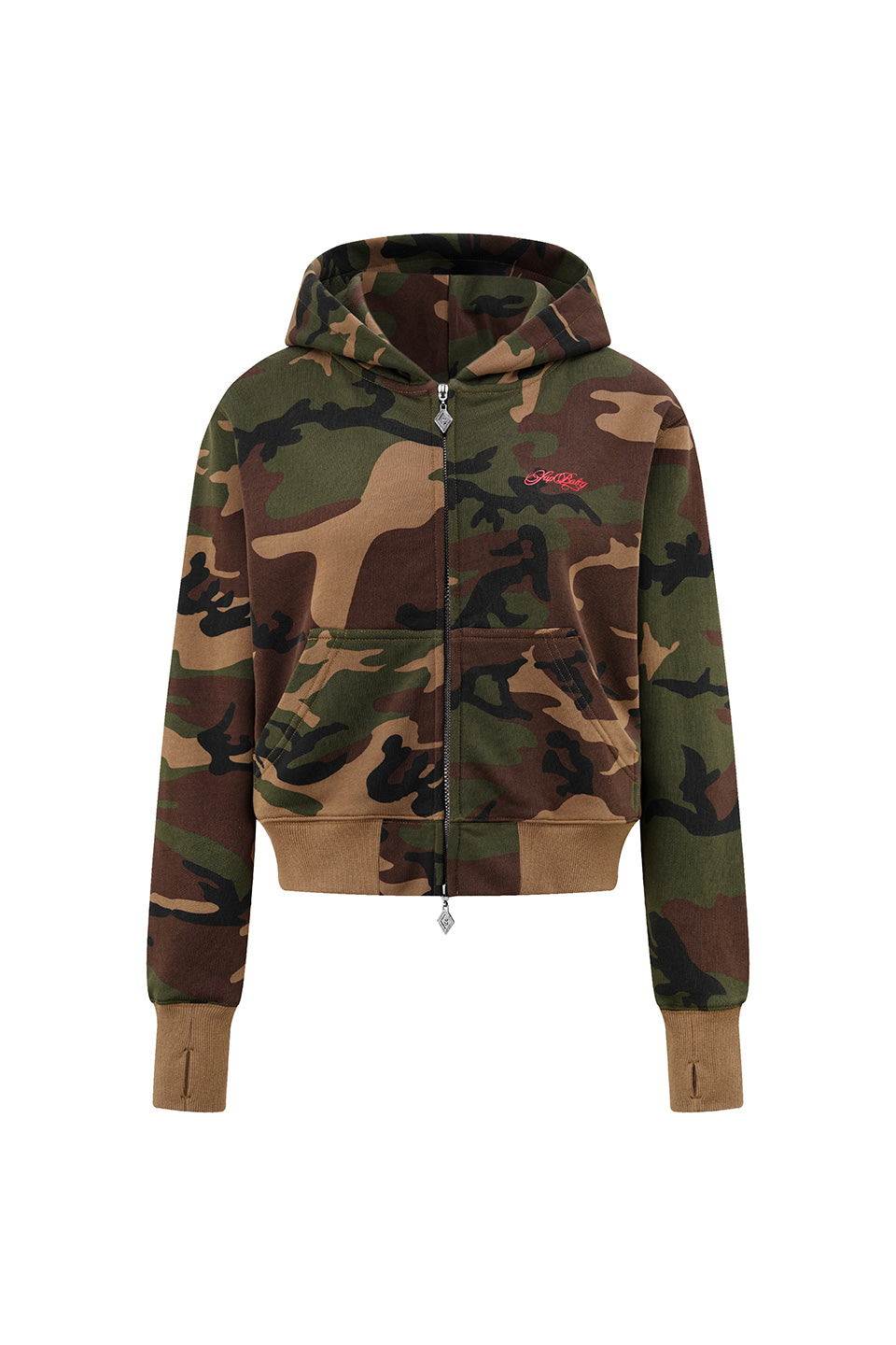 Baby Cross Zip Hoodie - Regular Fit Women's