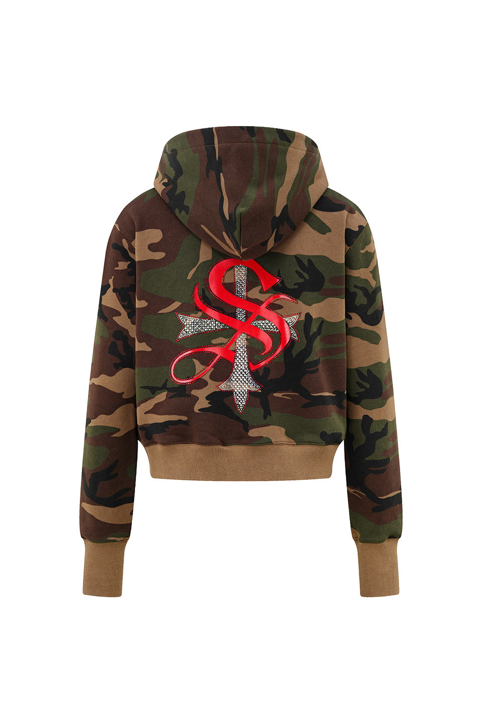 Baby Cross Zip Hoodie - Regular Fit Women's