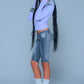 Baby Cross Fur Zip Hoodie - Tight Fit Women'S