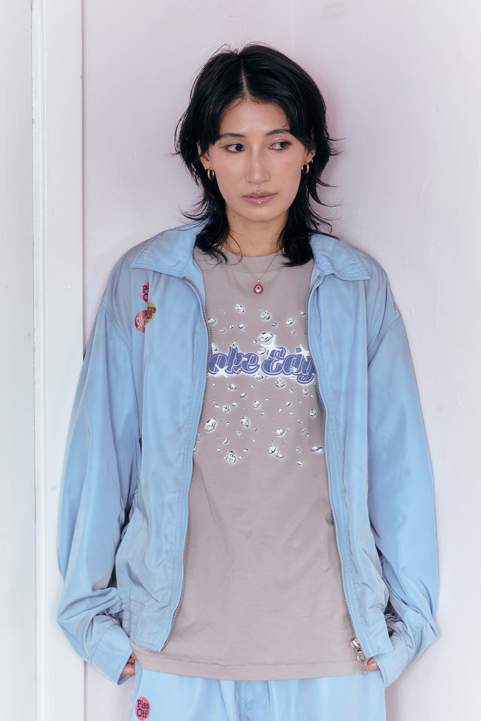 Badge Truck Jacket｜WOKE EDGE｜トラックジャケット