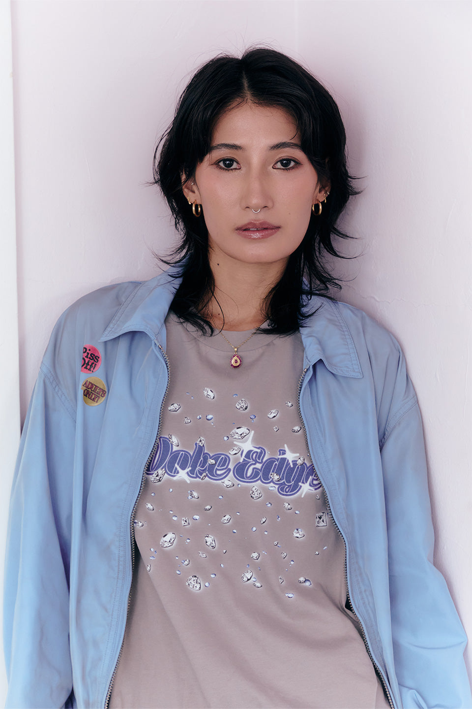 Badge Truck Jacket｜WOKE EDGE｜トラックジャケット